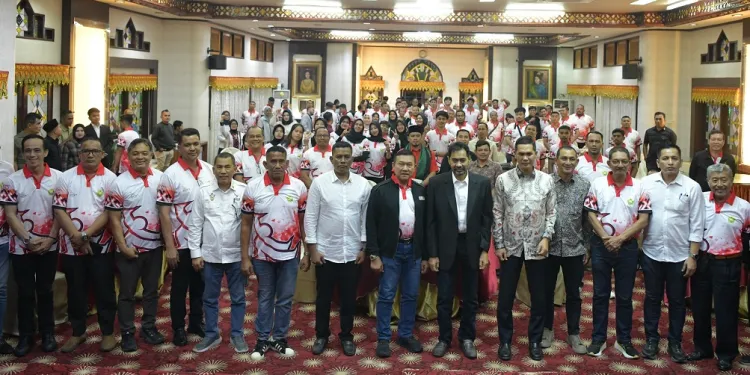 Gubernur Aceh Melepas Kontingen PON Beladiri 2025