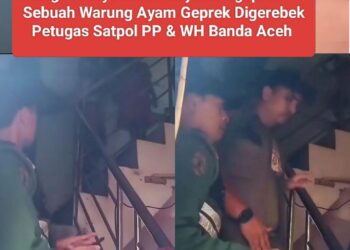 Warung Geprek di Batoh Digerebek, Diduga Sediakan Layanan ++