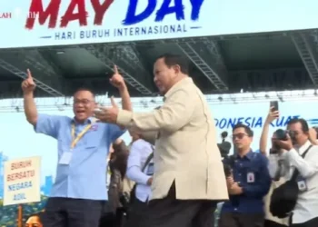 Kemeriahan May Day 2026 di Monas: Aksi “Joget Gemoy” Presiden Prabowo Pukau Massa Buruh