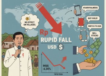 Rupiah Tembus Rp17.675, Warga Beralih ke Aset Valas dan Emas