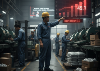 Manufaktur Indonesia Terpuruk: Indeks PMI April 2026 Masuk Zona Kontraksi
