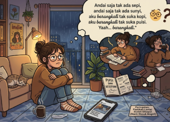 Kopi, Puisi, dan Sepi: Balada Merenung di Lantai