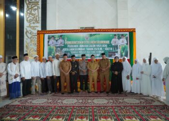 Kapolres Lhokseumawe Hadiri Peusijuek Jamaah Haji 2026, Doakan Jamaah Raih Haji Mabrur