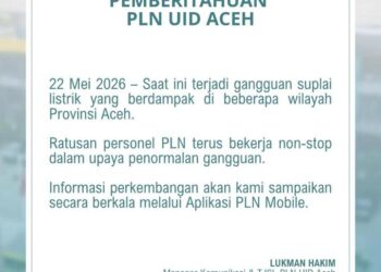Gangguan Transmisi 275 kV, Listrik di 4 Provinsi Sumatra Padam