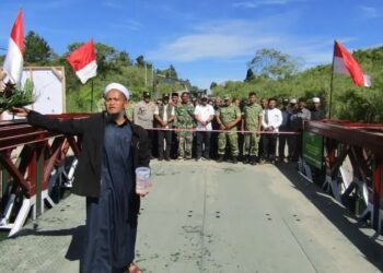 Jembatan Bailey Wihni Percos Bener Meriah Resmi Dibuka