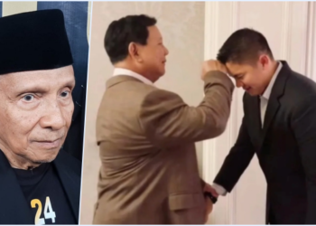 Jaga Kepercayaan Publik, Amien Rais Ingatkan Prabowo soal Seskab Teddy