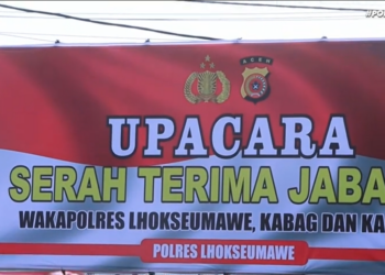 Segarkan Organisasi, Kapolres Lhokseumawe Pimpin Sertijab Wakapolres hingga Jajaran Kapolsek