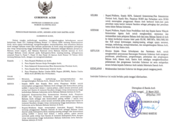 Lestarikan Budaya Lokal, Instruksi Gubernur Aceh Wajibkan Penggunaan Bahasa Daerah Setiap Hari Kamis