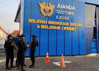 Polri Geledah Kantor Bea Cukai Juanda Terkait Hp Ilegal