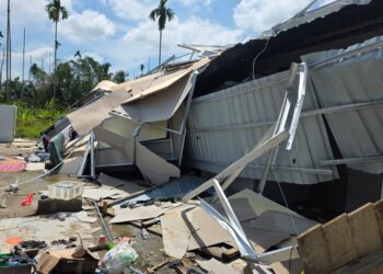 Angin Kencang Rusak 58 Huntara di Aceh Utara