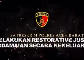 Polres Aceh Barat Terapkan Keadilan Restoratif Kasus Ringan