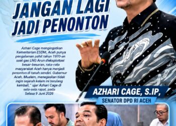Senator Aceh Desak Gas Blok Andaman Dikelola di Darat