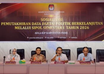 KIP Pidie Sosialisasi Pemutakhiran Data Parpol via Sipol