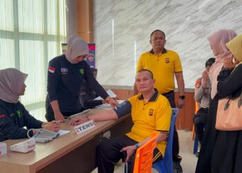 Hari Bhayangkara ke-80, Polres Pidie Jaya Gelar Donor Darah
