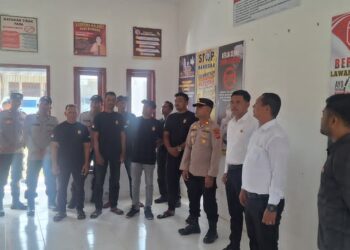 Sambut Hari Bhayangkara ke-80, Polres Pidie Tinjau Kesiapan Kampung Bebas Narkoba di Desa Lhok Igeuh