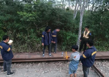 Curi Rel Kereta, Dua Warga Way Kanan Rugikan PT KAI Rp1,4 M