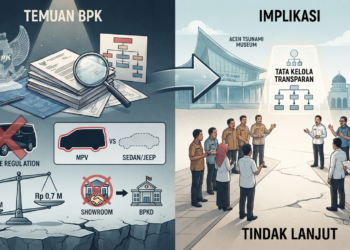 BPK Soroti Mobil Dinas Bupati Aceh Selatan Senilai Rp1,8 M