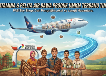 Pertamina dan Pelita Air Bawa Produk UMKM Terbang Tinggi