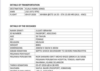 Azhari Cage Pulangkan Jenazah Warga Aceh dari Malaysia