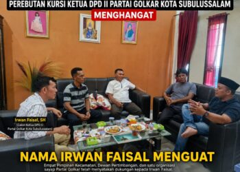 Irwan Faisal Kian Kuat Jelang Musda V Golkar Subulussalam