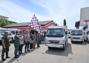 Kodim 0102/Pidie Serahkan 26 Truk Operasional untuk KDKMP