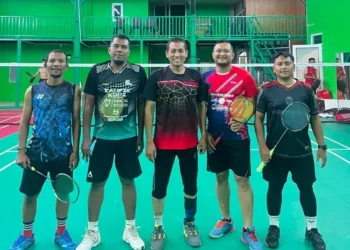 Turnamen Bulu Tangkis Ke-4 PB Rencong Aceh Dimulai, Sembilan Tim Berebut Gelar Juara