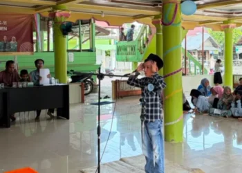 Puluhan Anak Antusias Ikuti Lomba Azan dan Hafalan Surah di Festival Anak Sholeh KKN USK Pidie Jaya