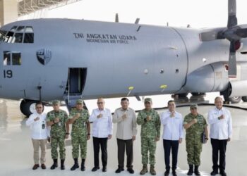 GMF AeroAsia Rampungkan Modernisasi Hercules A-1319 TNI AU