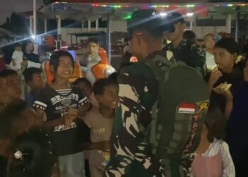 TNI Gelar Trauma Healing bagi Anak Korban Gempa NTT