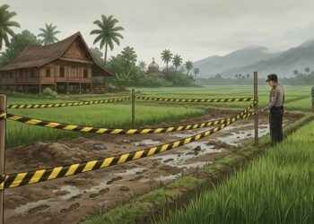 Cekcok Air Sawah di Pidie, Petani Tewas Dibacok Tetangga
