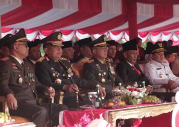 Kapolda Aceh Hadiri Upacara HUT ke-81 RI di Blang Padang