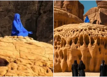 Geger ‘Wanita Biru’ Muncul di Gurun Pasir Madinah, Melanggar Tabu Syariat Selama Seribu Tahun