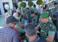 Semarak HUT ke-81 TNI, Kodim Pidie Gelar Bazar Murah