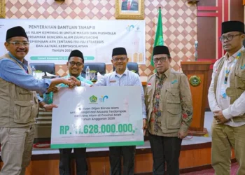 Kemenag Salurkan Rp11,6 Miliar untuk Masjid Terdampak Bencana Aceh