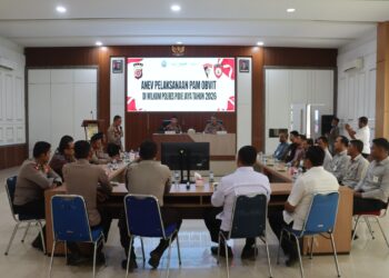 Cegah Gangguan Kamtibmas pada Sektor Finansial, Polres Pidie Jaya Sinkronkan Sistem Pengamanan Perbankan