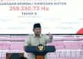 Prabowo Targetkan 70 Ribu Polisi Hutan Jaga Hutan RI