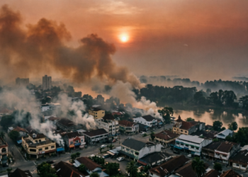 Langit Oranye Kalteng Disorot Dunia Imbas Darurat Karhutla