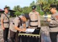 Kapolres Pidie Jaya Pimpin Sertijab Pejabat Utama Baru