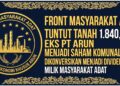 Masyarakat Adat KEK Arun Perjuangkan 10 Persen Saham