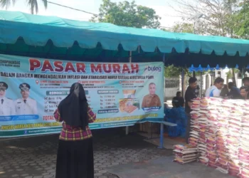 Pemko Banda Aceh Gelar Pasar Murah di Lampaseh Kota, Sediakan Sembako Bersubsidi